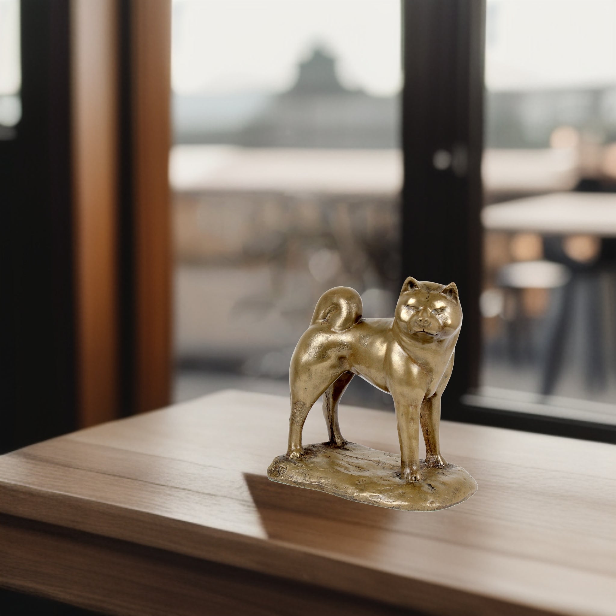 Akita, Akita Inu - dog statue, figurine for office, trophy for dog show by Art-Dog brand