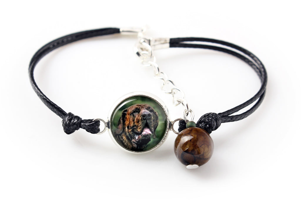 Fila Brasileiro - a set of jewelry with your photo, handmade set, bracelet and necklace by Art.-Dog brand