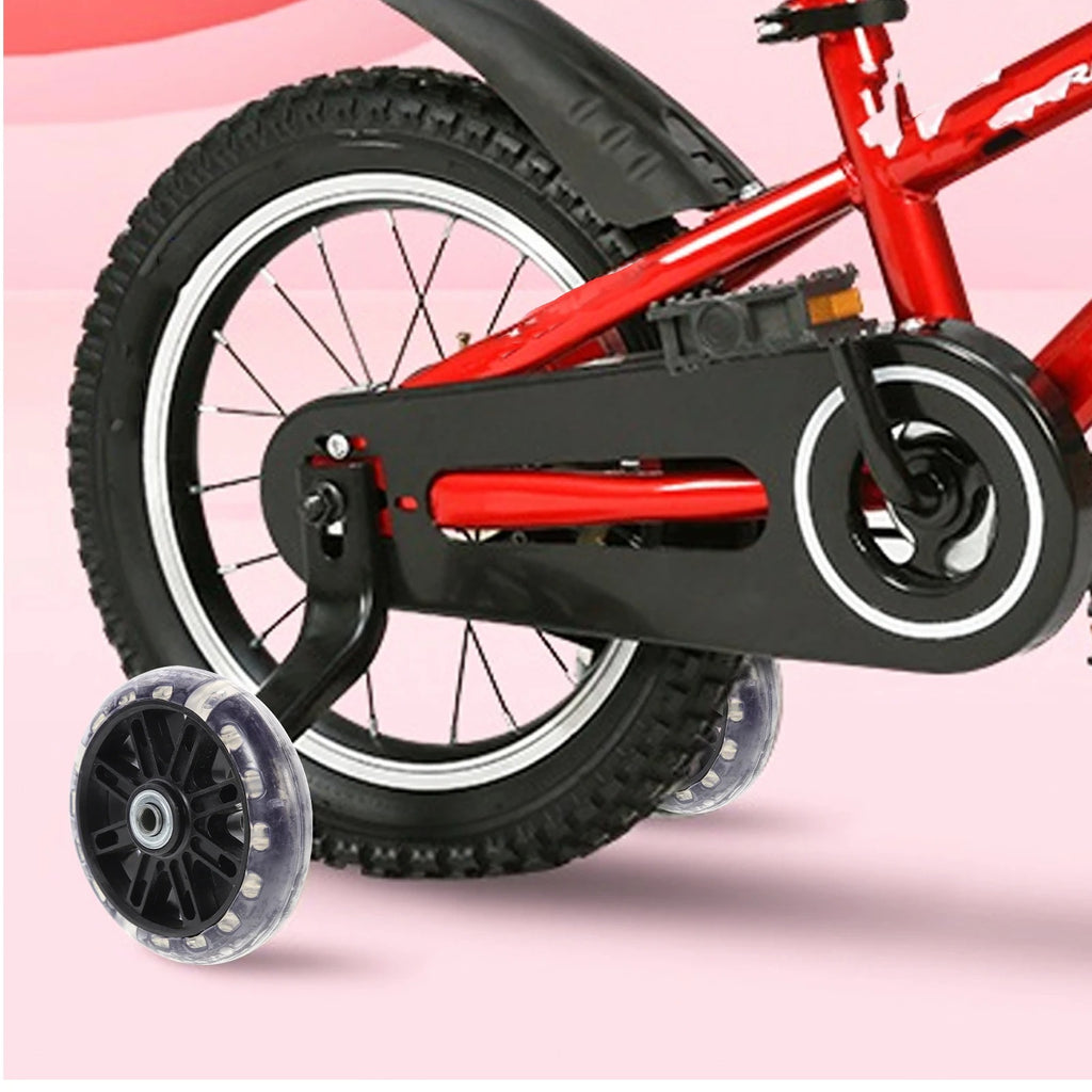 KÓŁKA PODPOROWE BOCZNE DO ROWERU 12-20" LED ŚWIECĄCE KOLOROWE UNIWERSALNE