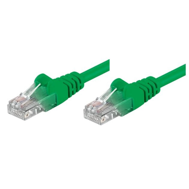 Techly 5m RJ45 Cat 5e câble de réseau Vert Cat5e U/UTP (UTP)
