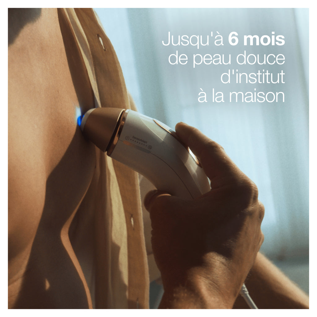 Braun Silk-expert Pro 5 PL5145 Épilateur à Lumière Pulsée, Argent et Blanc