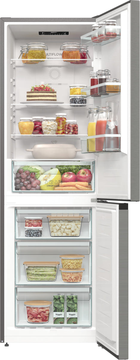 Gorenje NRK61CS2XL4 Pose libre 300 L Gris, Acier inoxydable, Gris foncé - vue 5