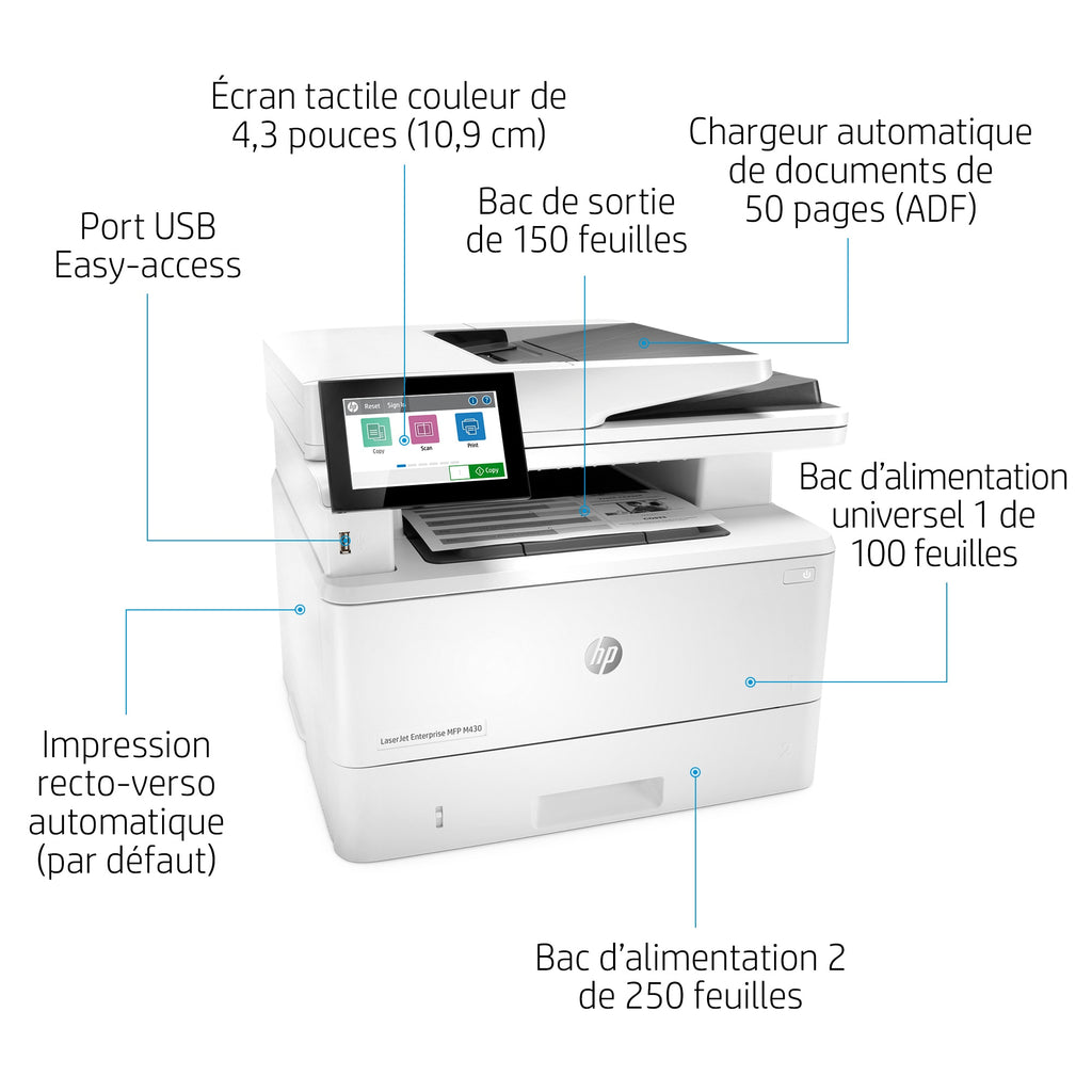 HP LaserJet Enterprise Imprimante multifonction M430f