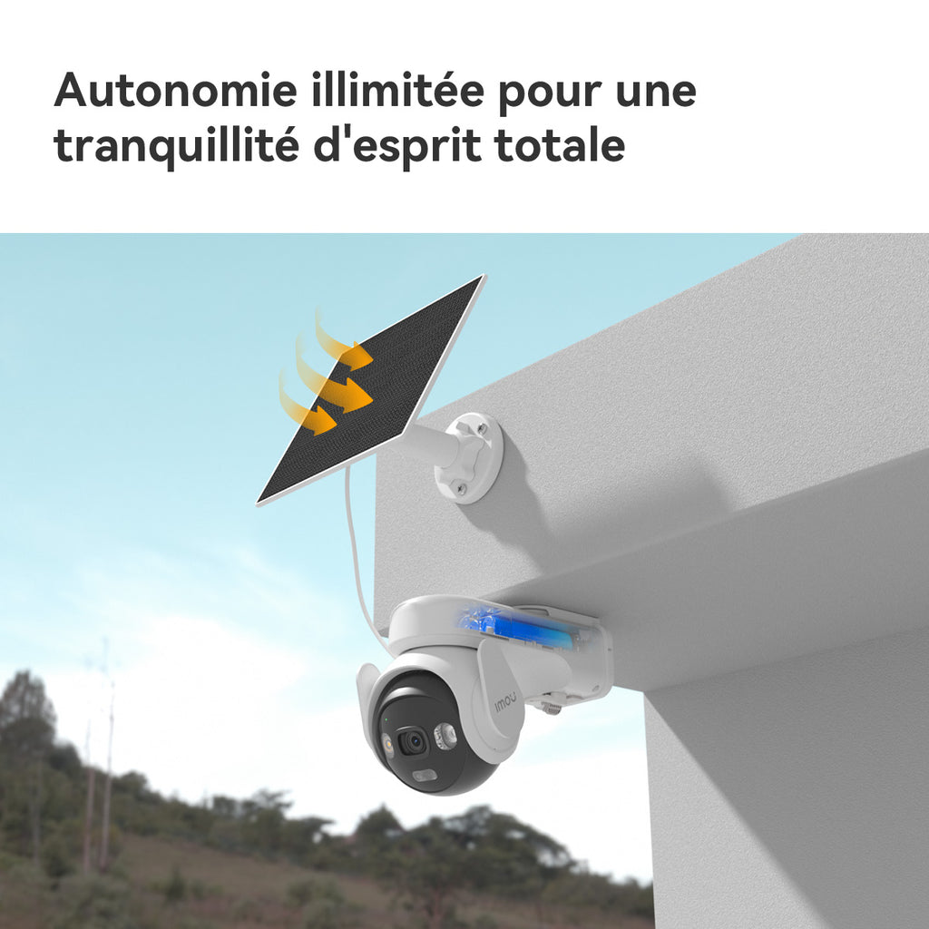 Imou AOV PT 5MP Tourelle Caméra de sécurité IP Extérieure 2880 x 1620 pixels Mur