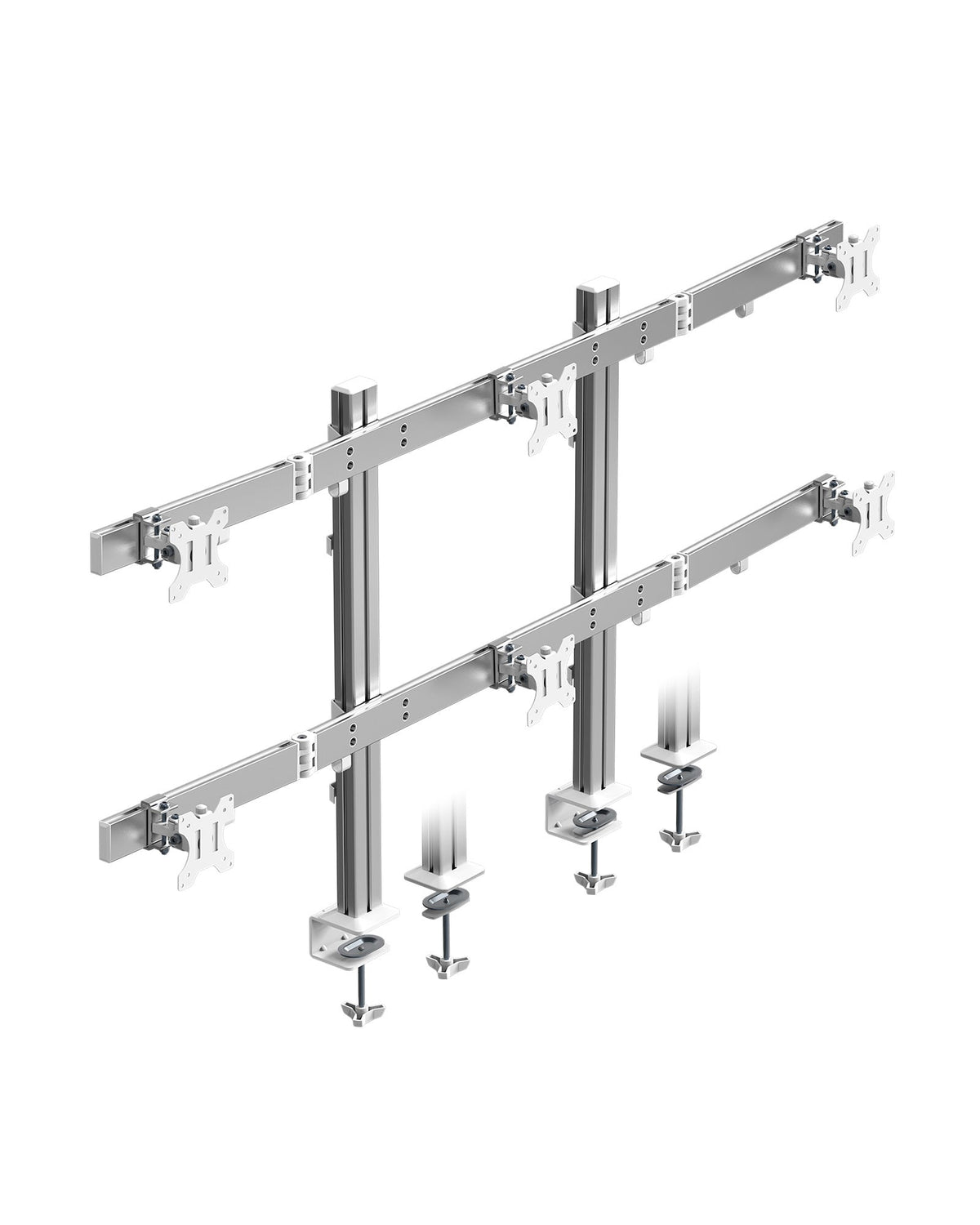 ICY BOX IB-MS666-T6 81,3 cm (32") Bureau Argent