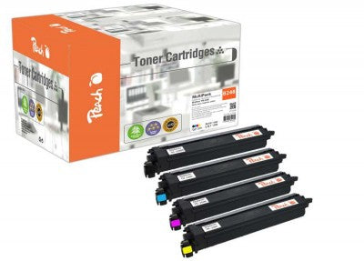 Peach PT1358 Cartouche de toner 4 pièce(s) Compatible Noir, Cyan, Magenta, Jaune