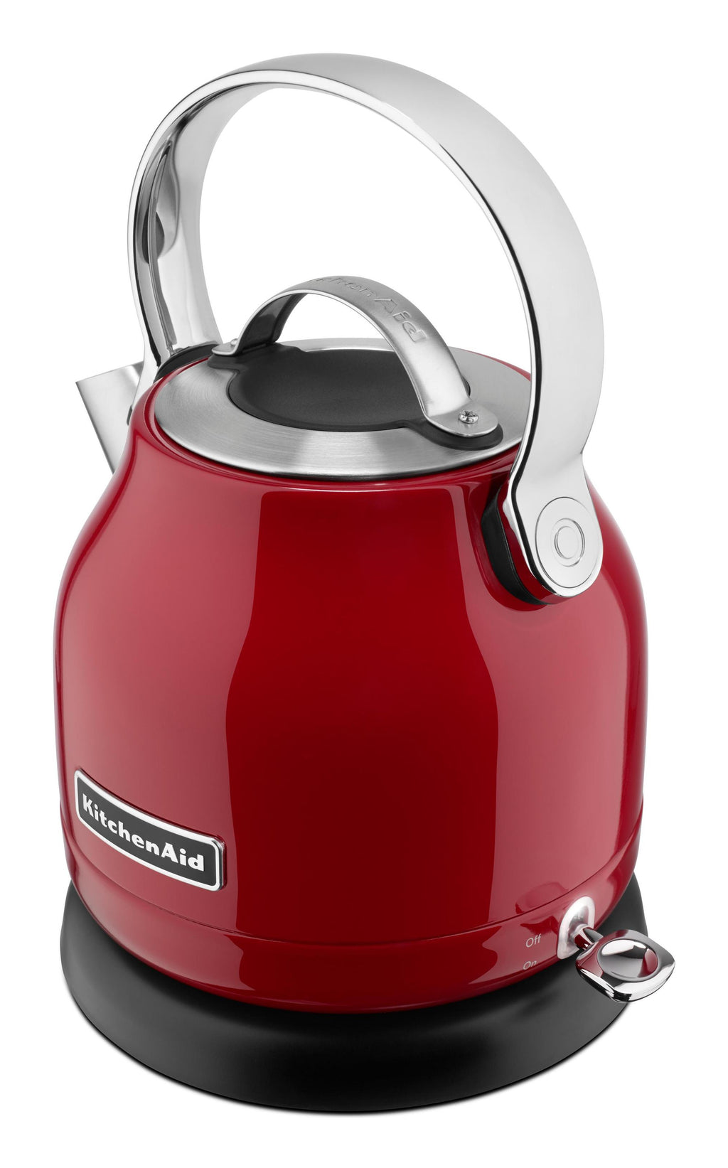 KitchenAid 5KEK1222EER Bouilloire Électrique 1,25 L 2200 W, Acier Inoxydable, Noir et Rouge