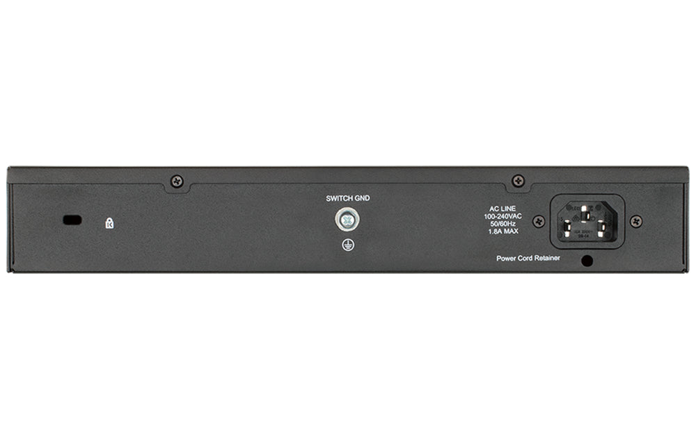 D-Link DGS-1100-18PV2 Commutateur Réseau Géré L2 Gigabit Ethernet PoE 1U Noir