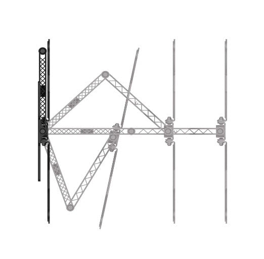 Hama 00220849 support pour téléviseur 165,1 cm (65") Noir