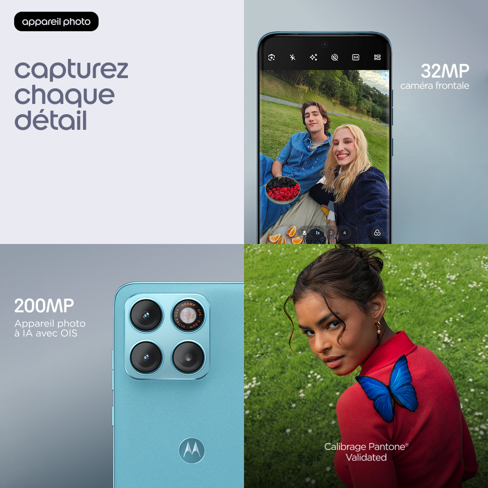 Motorola edge plus edge 70 plus 17,2 cm (6.78") Double SIM Android 16.0 5G USB Type-C 8 Go 256 Go 6500 mAh Bleu