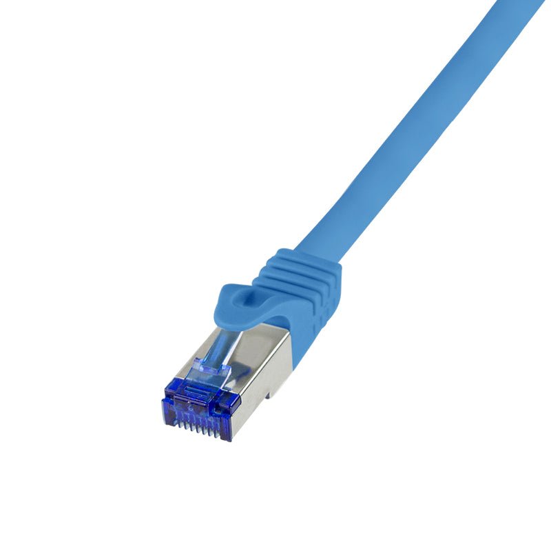 LogiLink C6A016S câble de réseau Bleu 0,25 m Cat6a S/FTP (S-STP) Rond
