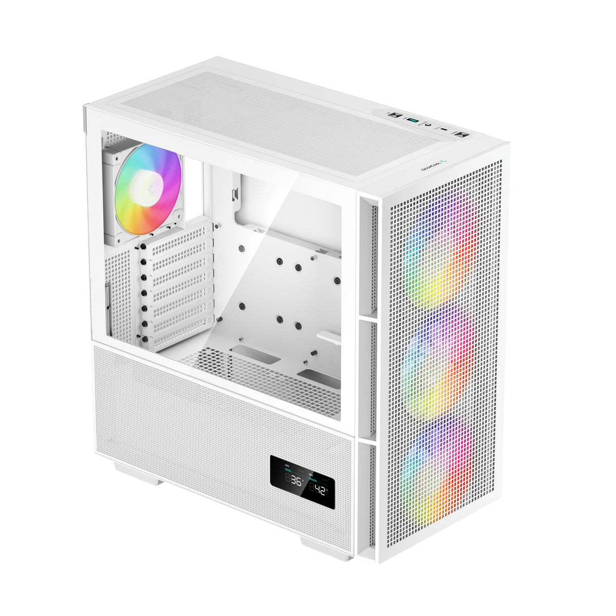 Deepcool Industries DeepCool CH560 Digital Tower Udvidet ATX Hvid