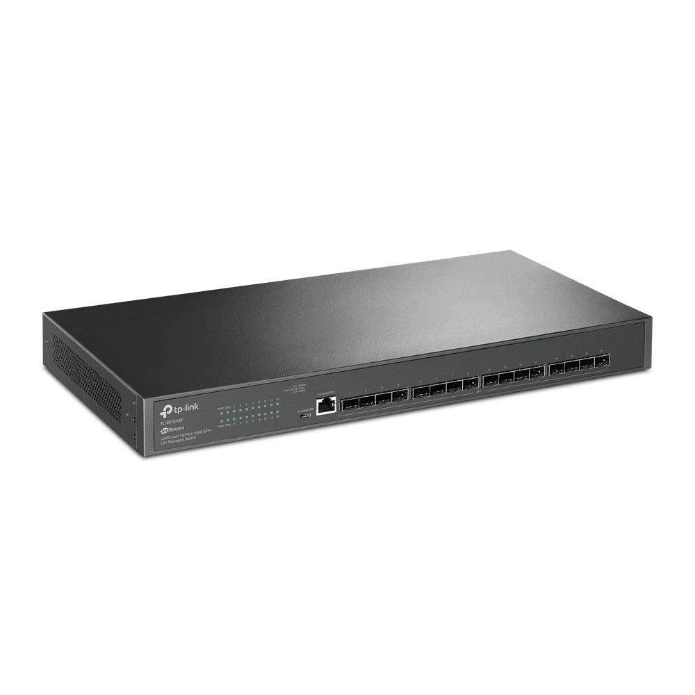 TP-Link JetStream TL-SX3016F Commutateur Réseau Géré L2+/L3, Noir