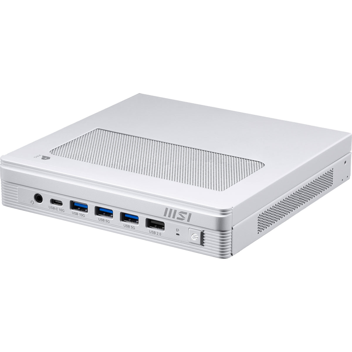 MSI PRO DP10 A14MG-007BEU PC/poste de travail Intel® Pentium® Gold G7400 1,1L mini PC Mini PC type barebone Blanc