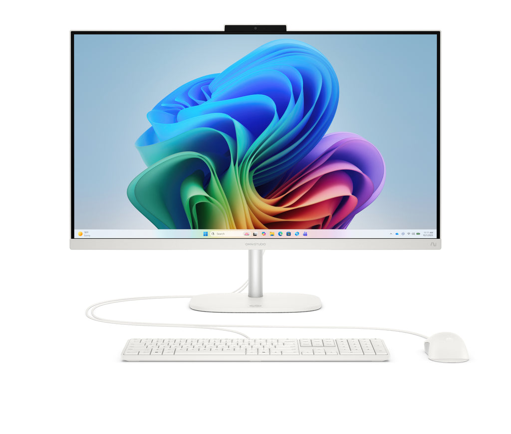 HP Omnistudio All-in-One PC 27-cw0174ng, Écran 27" QHD, Ryzen AI 7 445, 24GB RAM, 512GB SSD, Windows 11