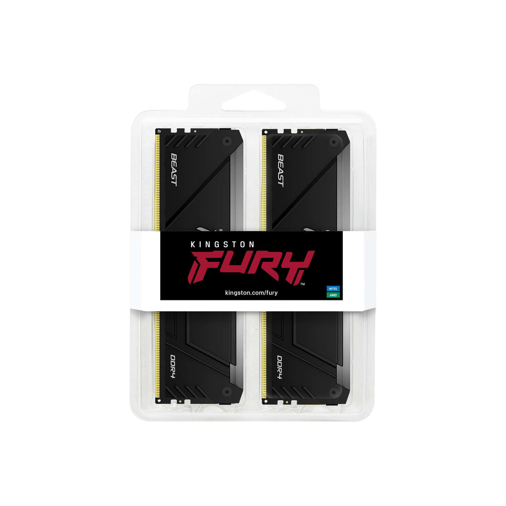 Kingston Technology FURY Beast 16GB 3200MT/s DDR4 CL16 DIMM RGB (Kit de 2)