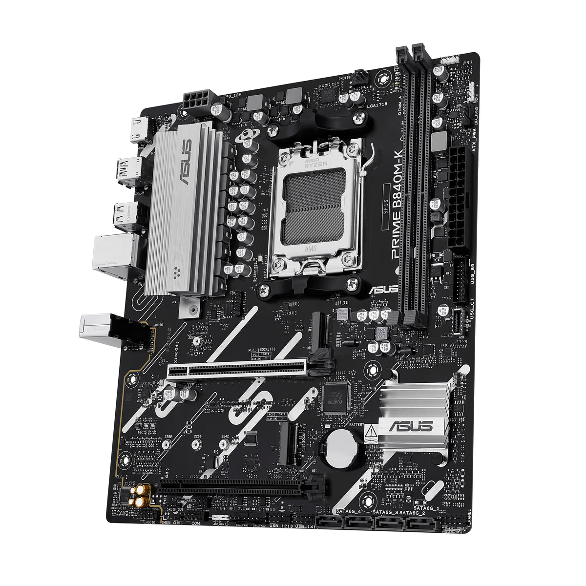 ASUS PRIME B840M-K AMD B840 Emplacement AM5 micro ATX - vue 5