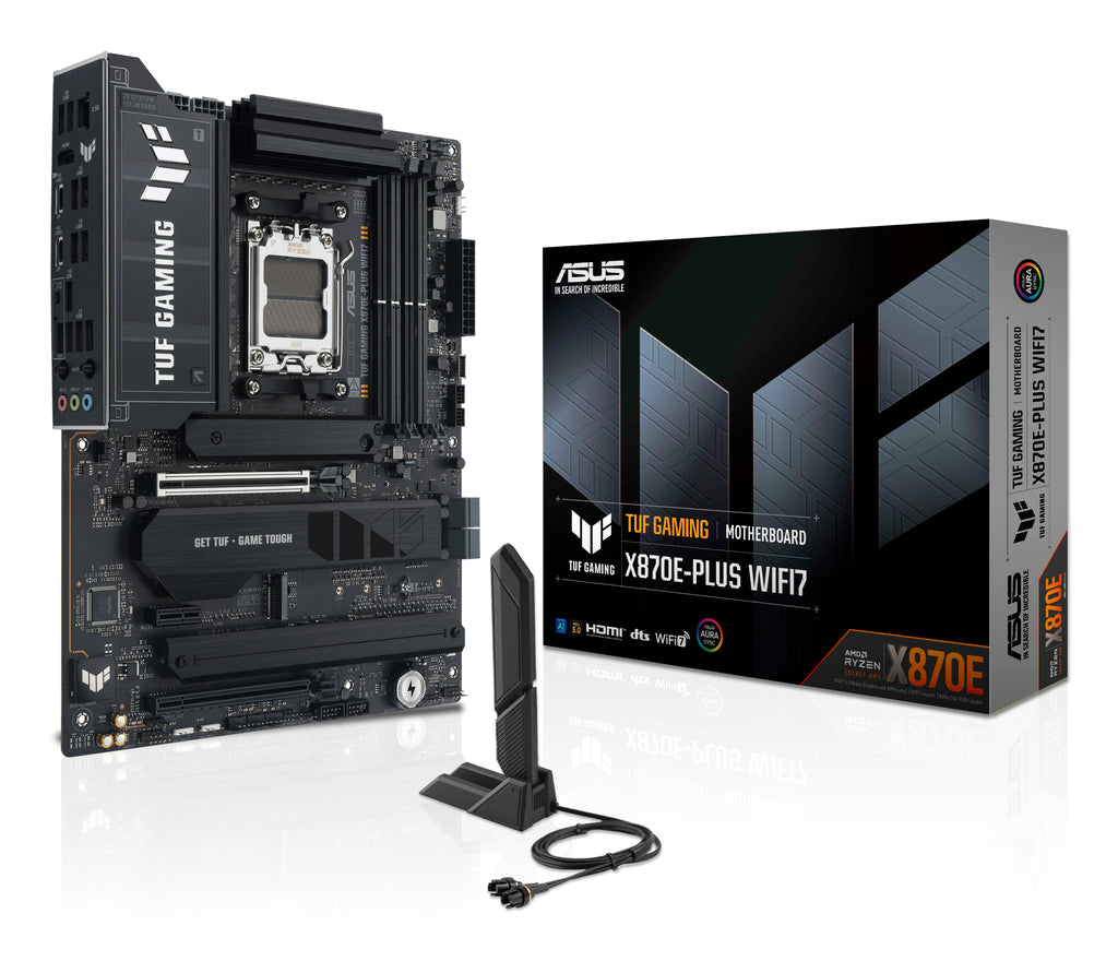 ASUS TUF GAMING X870E-PLUS WIFI7 Carte Mère AMD X870E Socket AM5 ATX