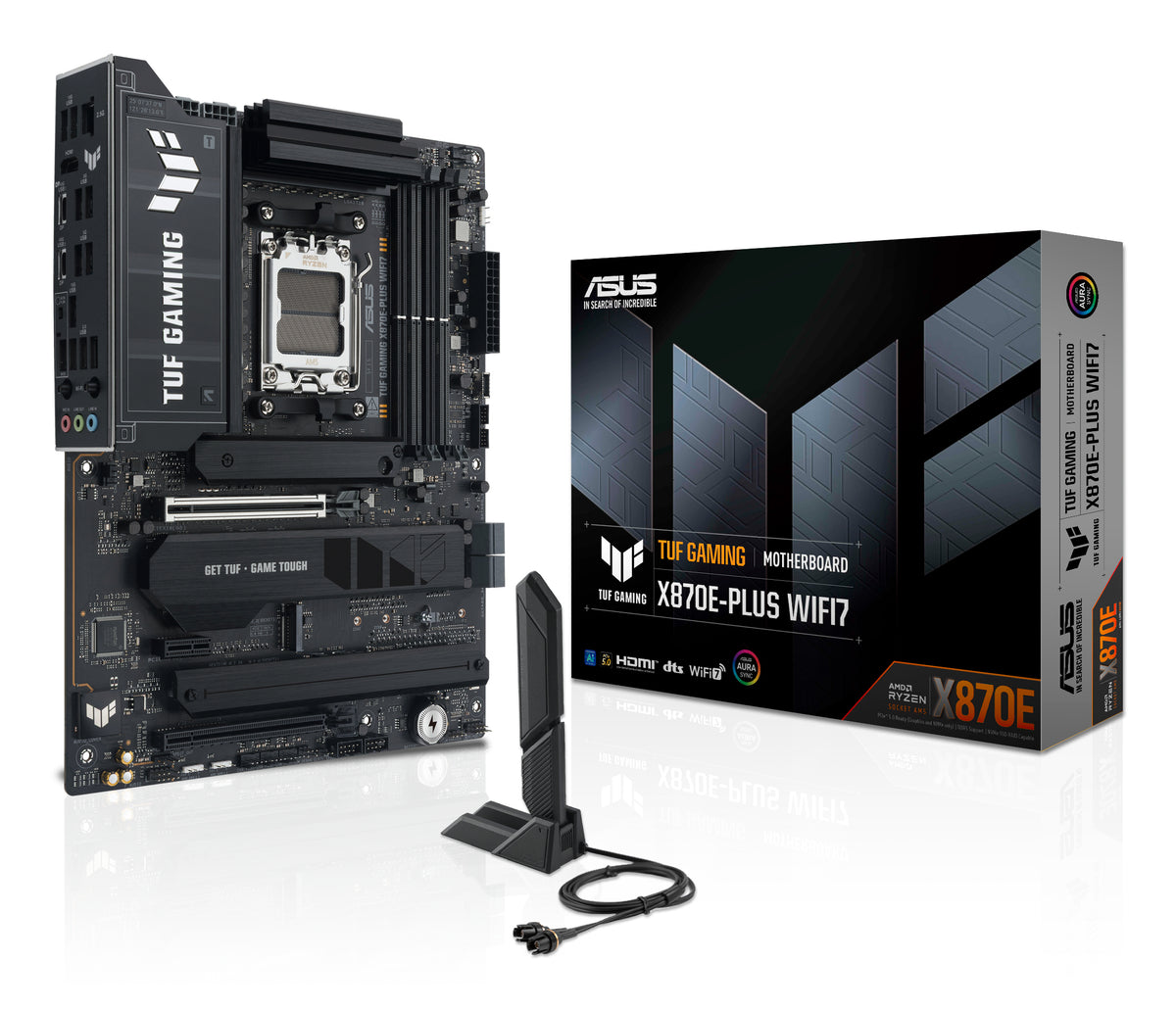 ASUS TUF GAMING X870E-PLUS WIFI7 Carte Mère AMD X870E Socket AM5 ATX