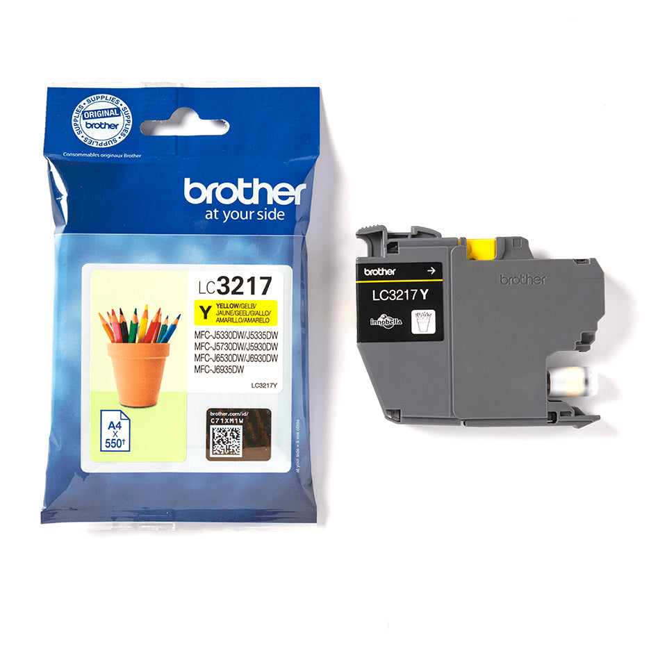 Brother LC3217Y - Cartouche d'encre originale – Jaune