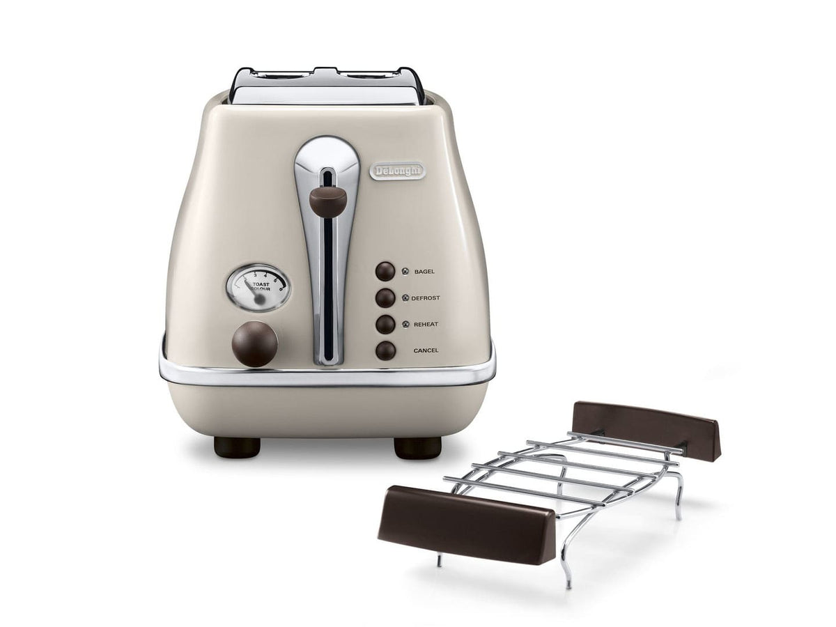 De’Longhi 2103.BG Grille-pain 2 tranches 900 W, Beige