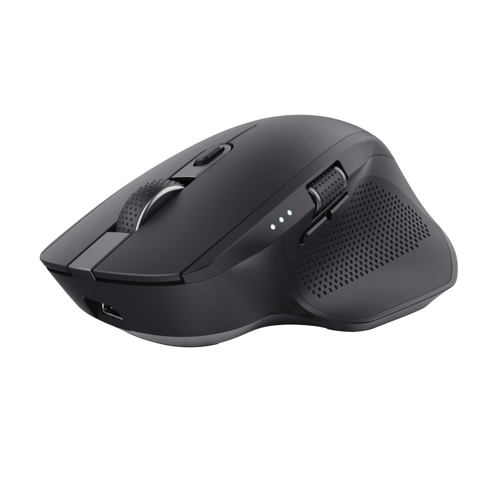 Trust Ozaa+ Souris de Bureau sans fil RF et Bluetooth, Optique 3200 DPI, pour Droitier