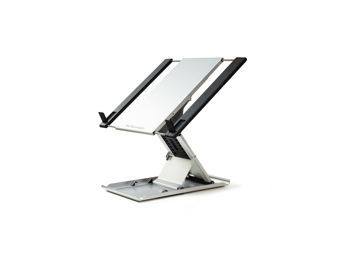 Support Laptop Pro en Aluminium, Argent
