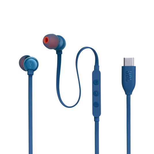 JBL Tune 310C Casque Avec fil Ecouteurs Appels/Musique USB Type-C Bleu