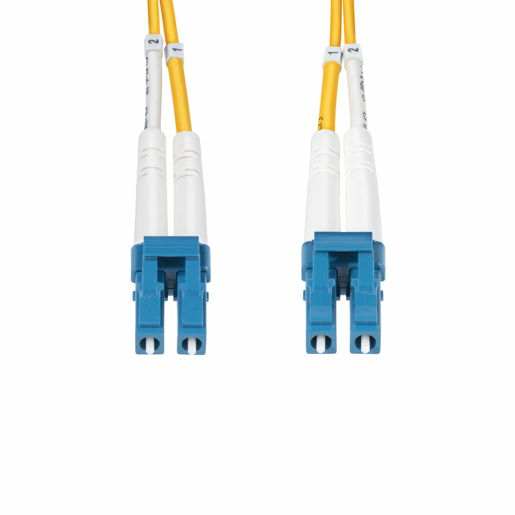 StarTech.com Câble Fibre Optique de 10m Duplex Monomode LC à LC (UPC) OS2, 9/125µm, 100G, Cordon Fibre Optique, Insensible à la Courbure, Faible Perte d'Insertion, Cordon Patch Fibre LSZH