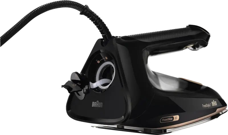 Braun FI 7276 BK FreeStyle 7 Fer à vapeur Noir, Or