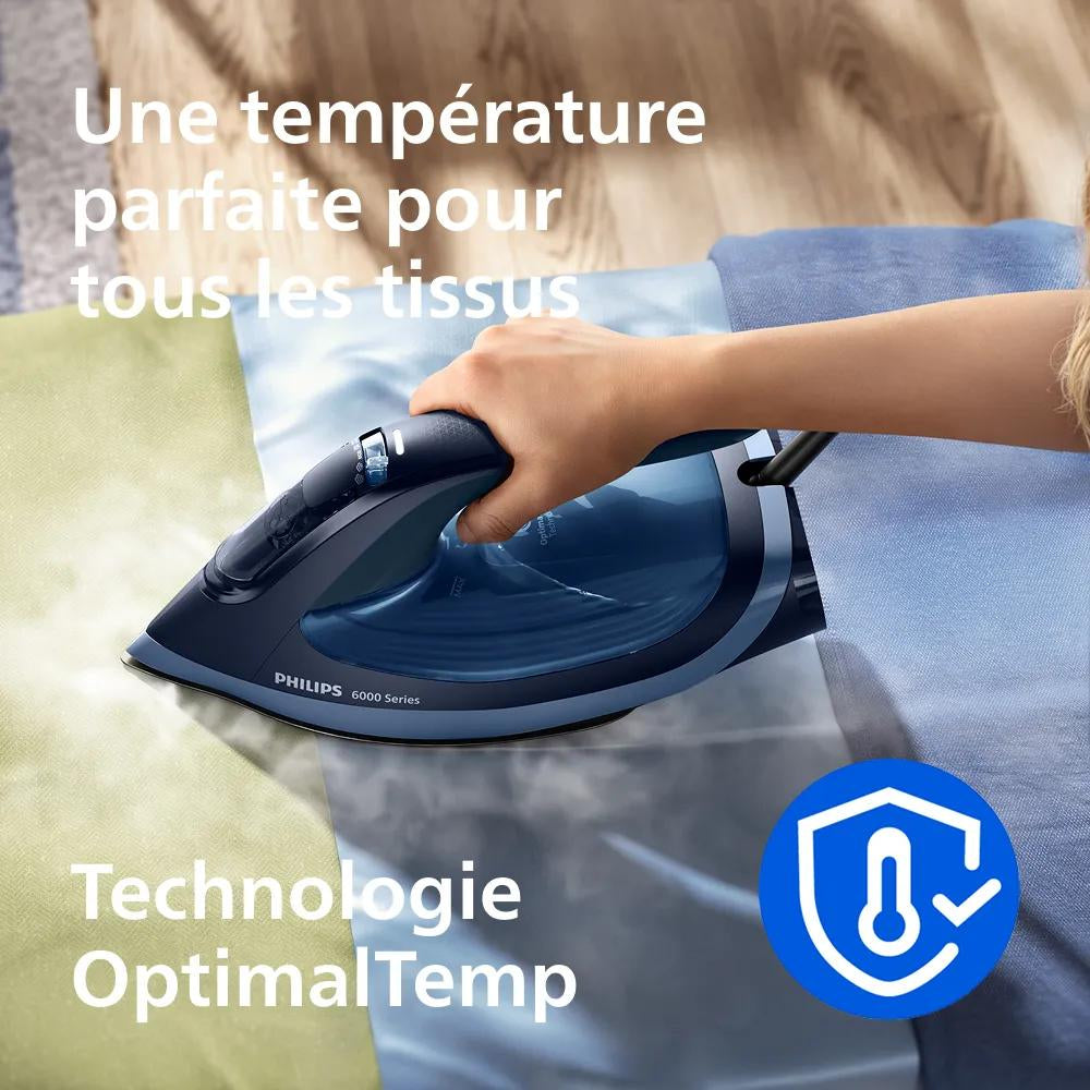 Philips Série 6000 Fer à Repasser Vapeur