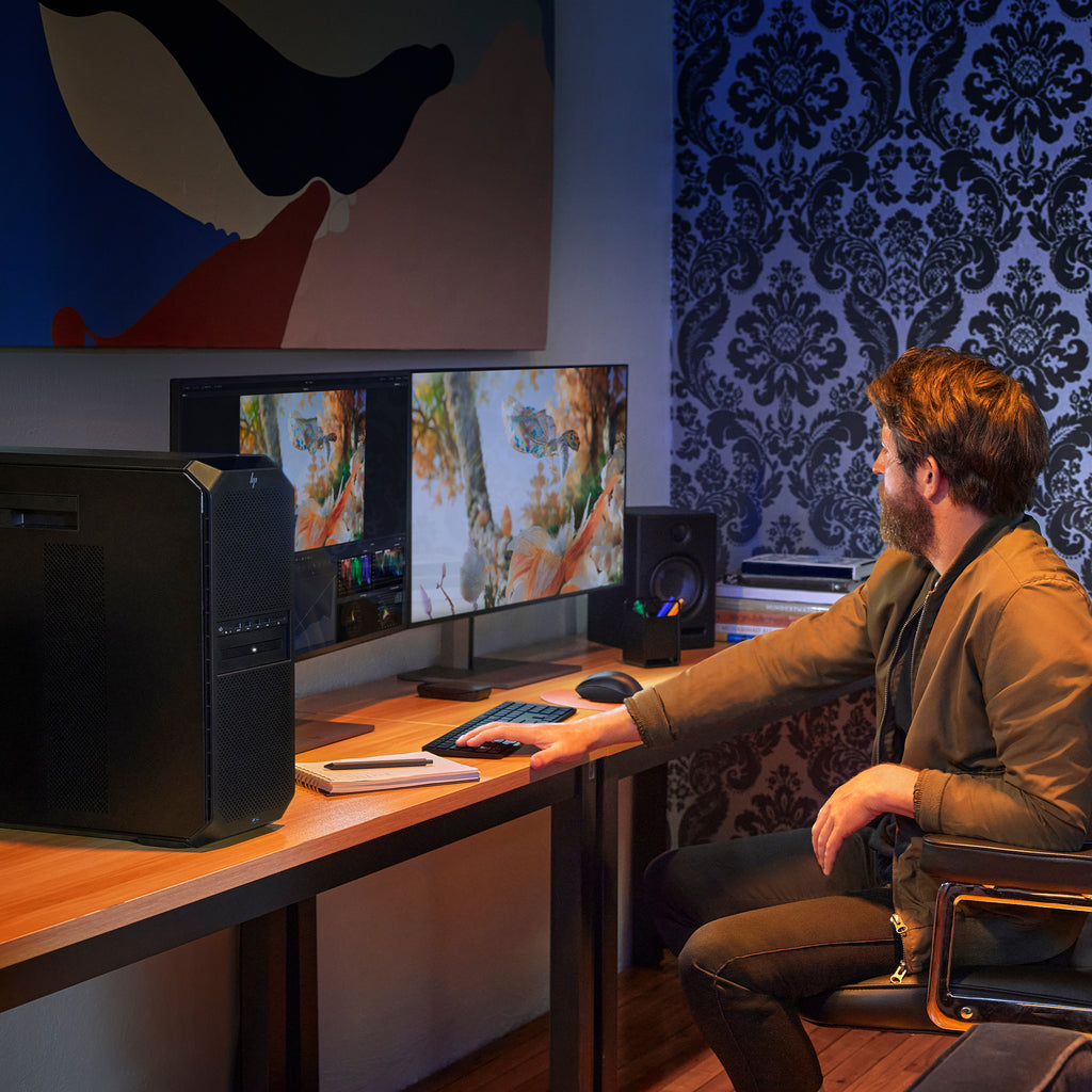 HP Workstation Z6 G5 A Tower Ryzen ThreadRipper PRO 7955WX 64GB 2TB Uden grafik Windows 11 Pro