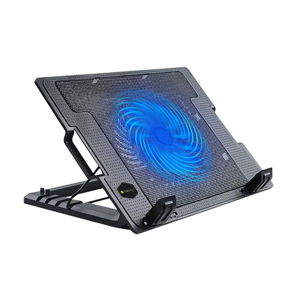 Techly ICOOL-CP12TY système de refroidissement pour ordinateurs portables 43,9 cm (17.3") 1400 tr/min Noir