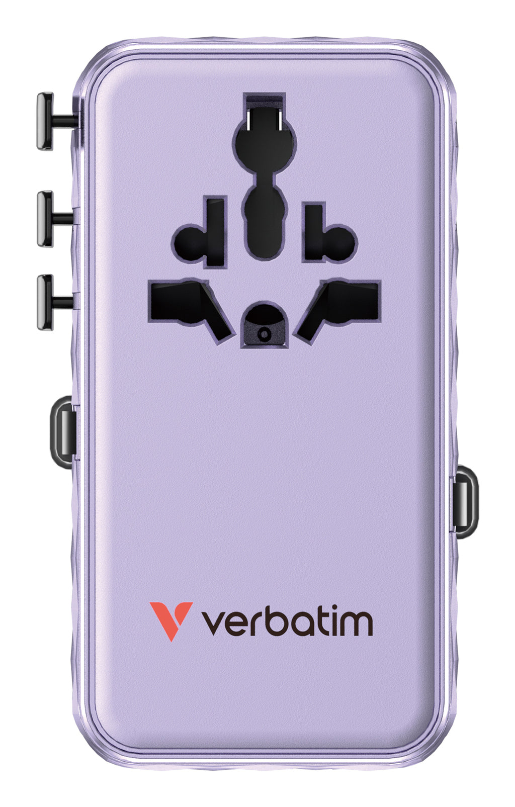 Verbatim Charge 'n' Travel 70W Adaptateur Secteur Universel Violet Charge Rapide
