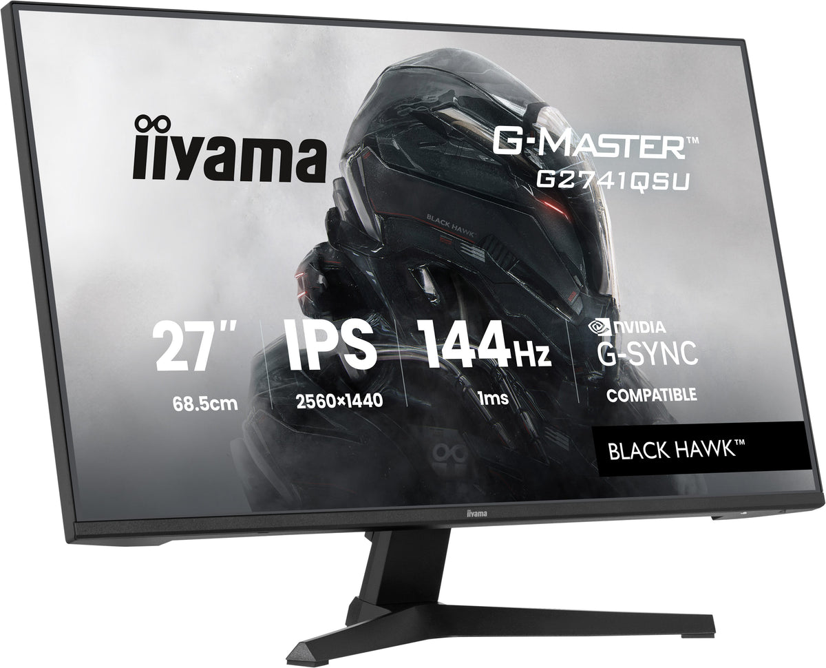 iiyama G-MASTER G2741QSU-B1 écran plat de PC 68,6 cm (27") 2560 x 1440 pixels 4K Ultra HD QLED Noir - vue 4