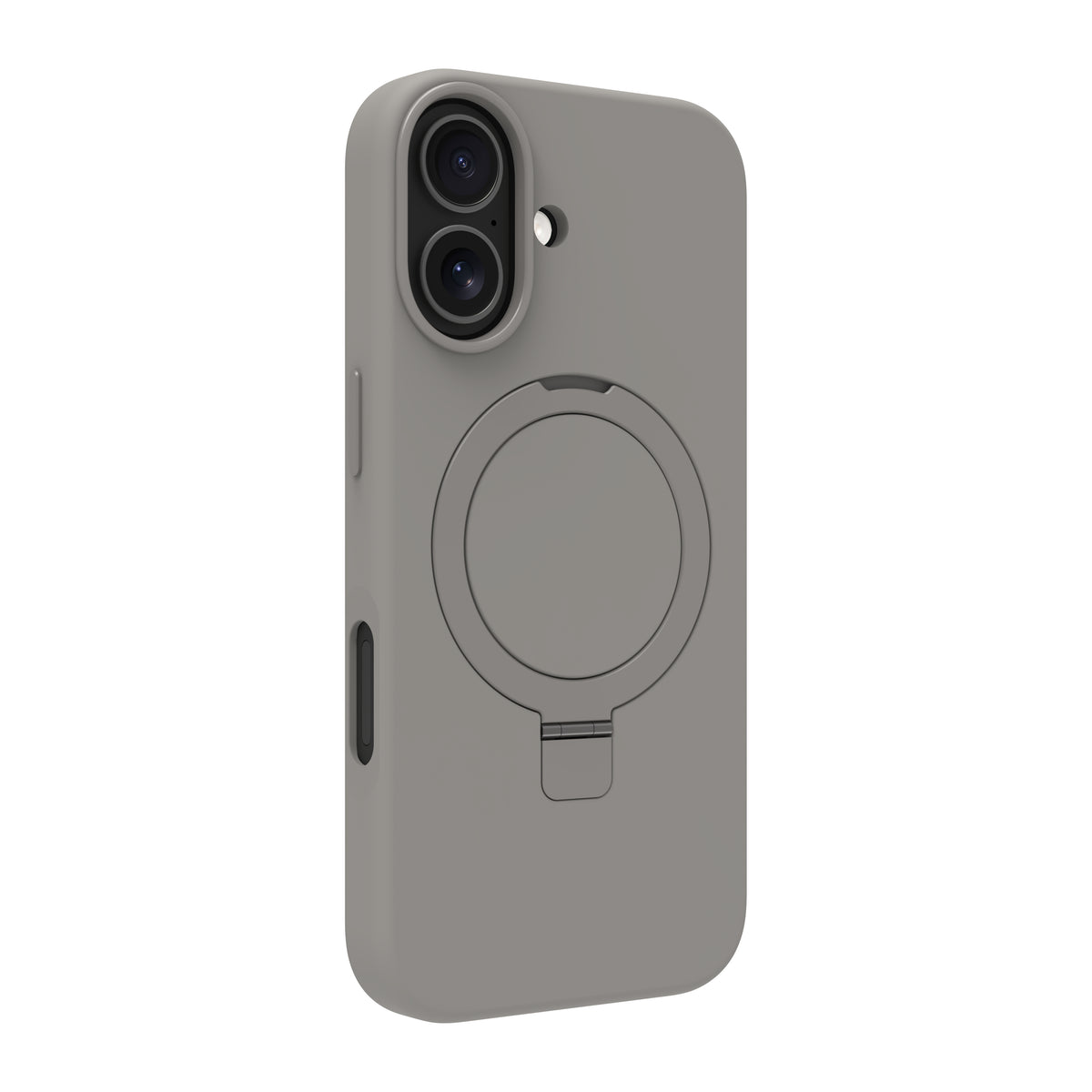 Coque de Protection Roskilde MS Kick ICON pour iPhone 17, Housse avec Support de Bureau, Gris