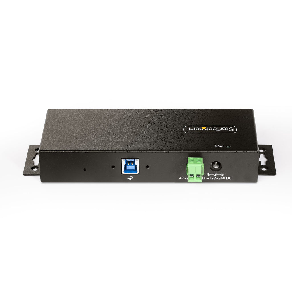 StarTech.com Hub USB 3.0 7 Ports avec 7x USB-A, Boîtier Industriel en Métal, Hub USB 7 ports avec Protection ESD, Montage Mural, sur Table ou sur Rail, USB 3.0/3.1/3.2 Gen 1 5Gbps - vue 4