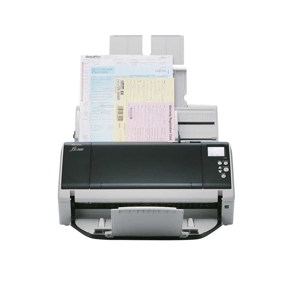 Ricoh fi-7480 Scanner ADF 600 x 600 DPI A3 Gris, Blanc