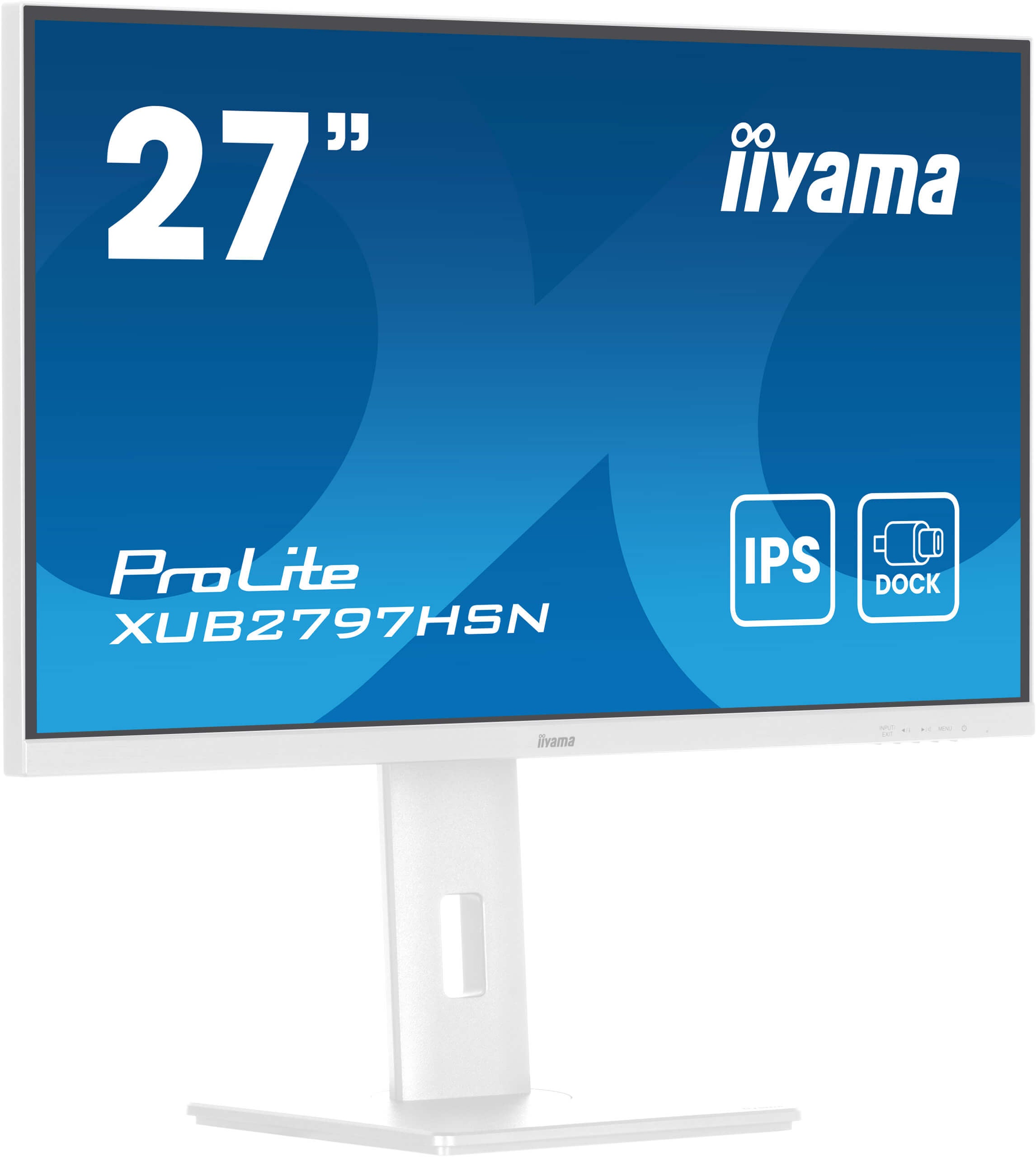 iiyama ProLite XUB2797HSN-W2 écran plat de PC 68,6 cm (27") 1920 x 1080 pixels Full HD LED Blanc