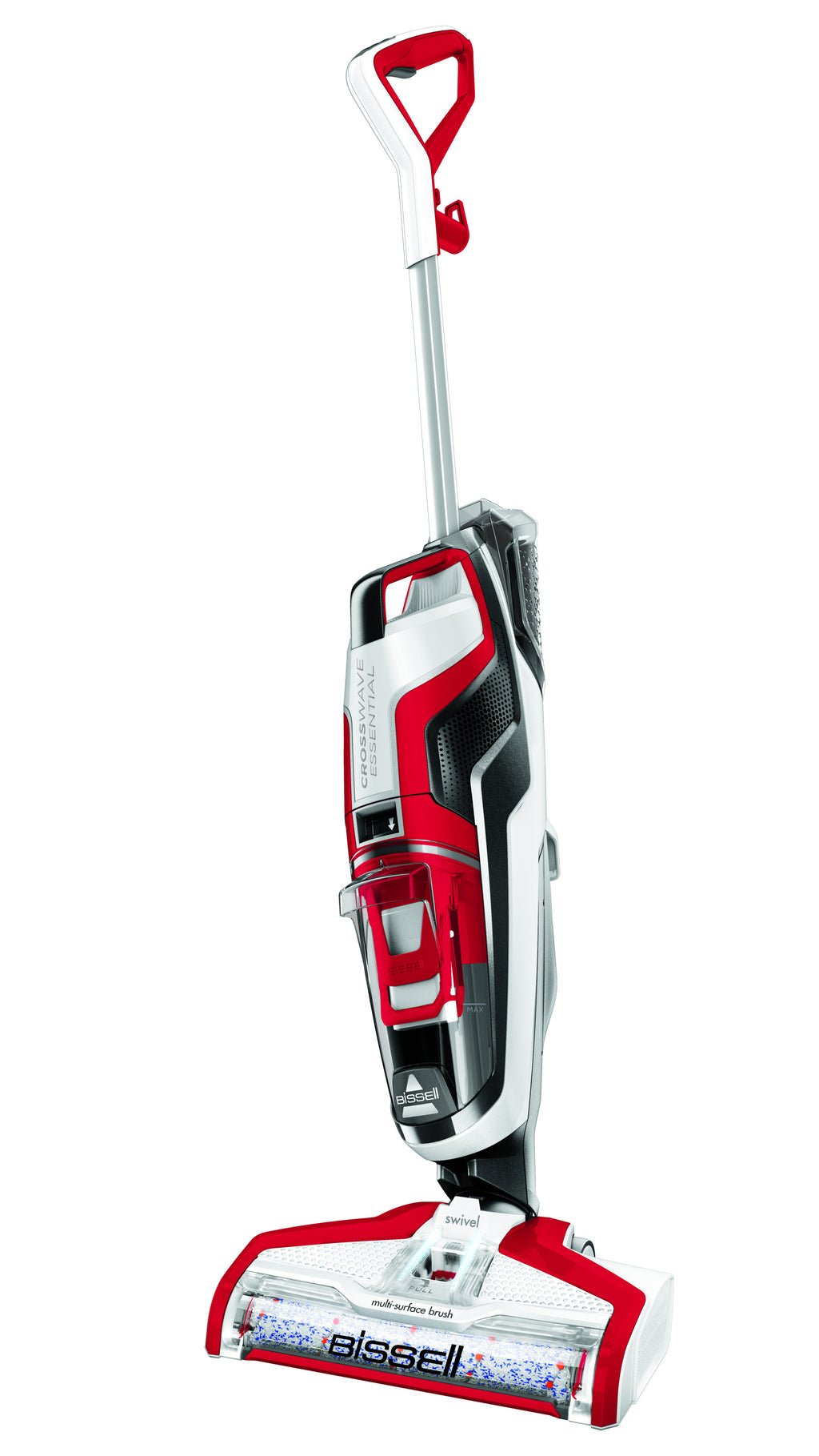 Bissell CrossWave Essential Aspirateur traineau Secteur Sec&humide Sans sac 0 L 560 W Rouge, Blanc