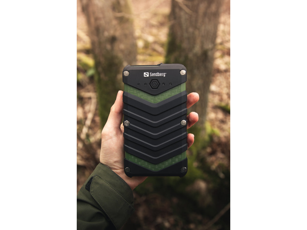 Sandberg Survivor Powerbank 20000 mAh IP67 avec Lampe Torche