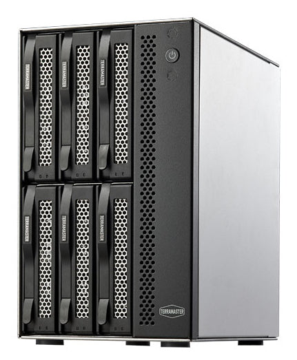 TerraMaster D6-320 boîtier de disques Bureau Noir - vue 3