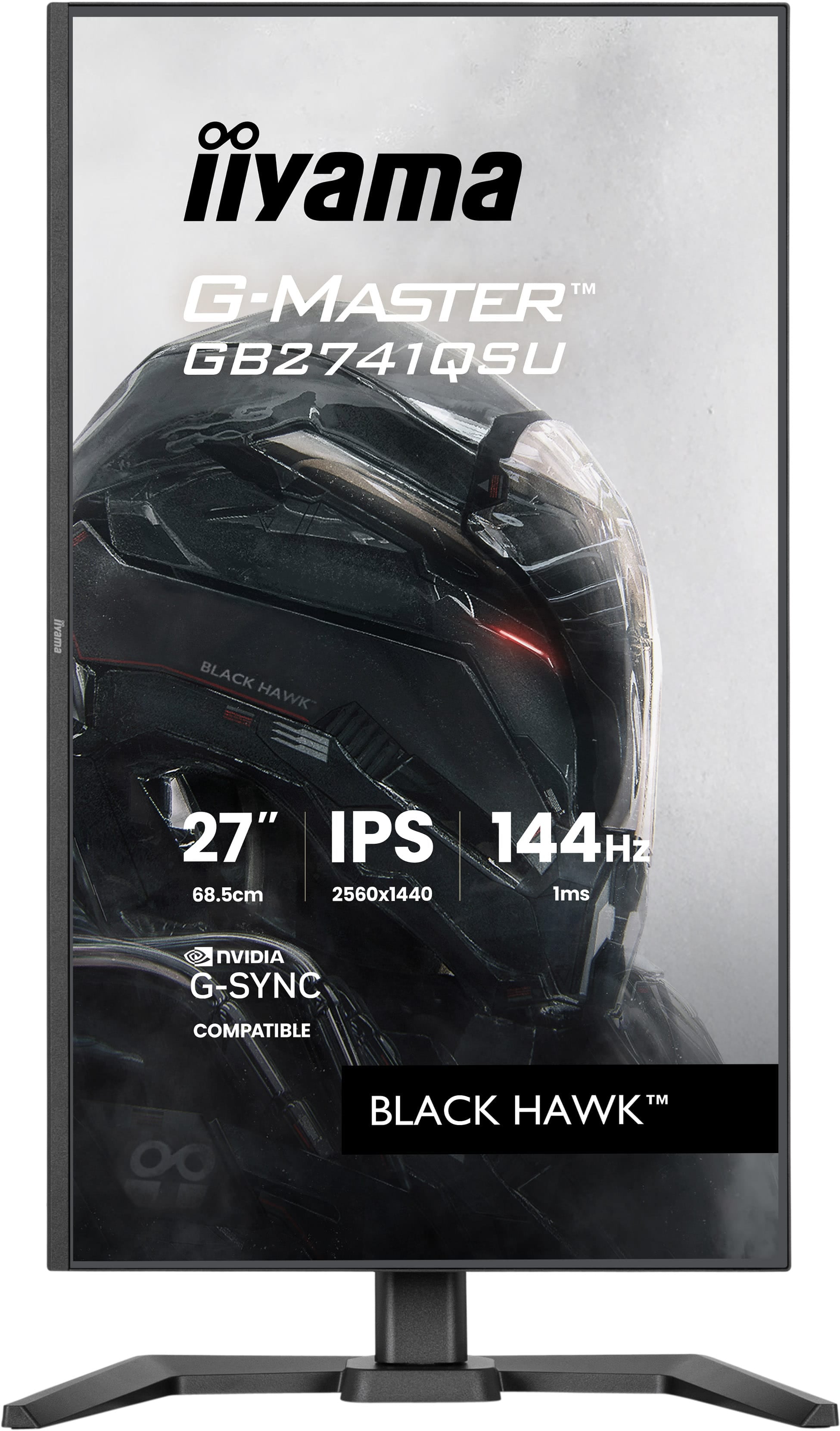 iiyama G-MASTER GB2741QSU-B1 écran plat de PC 68,6 cm (27") 2560 x 1440 pixels 4K Ultra HD LED Noir