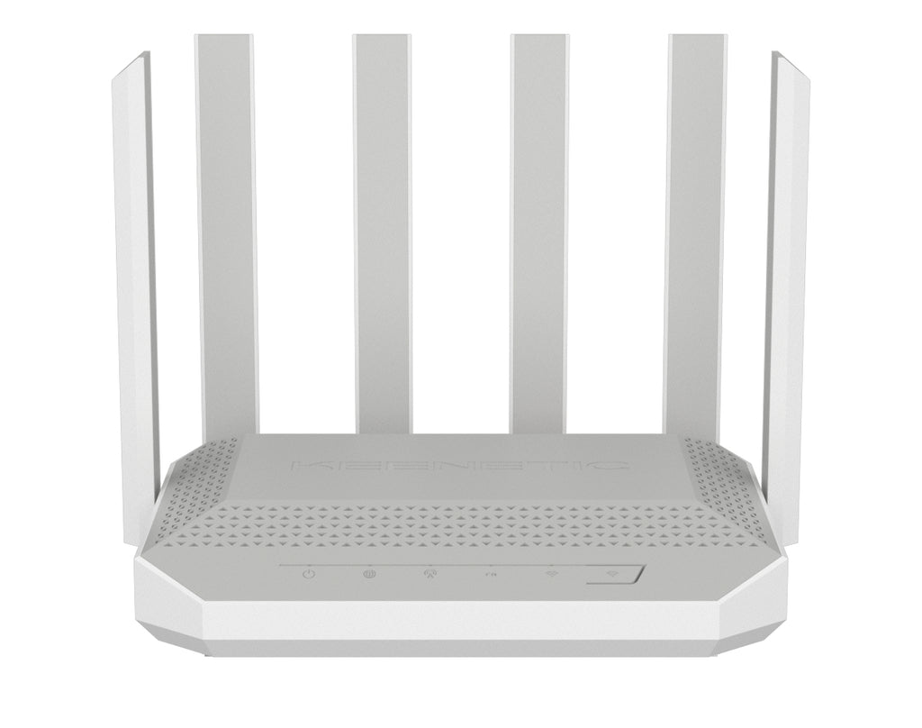 Keenetic Hero 5G (KN-4110) Modem-routeur 5G Wi-Fi 6 maillé AX3000 avec 2 ports pour carte SIM, un commutateur intelligen
