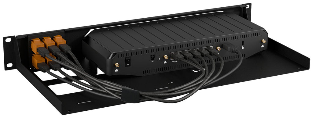 Équerre de fixation RM-CR-T5 pour racks, Noir