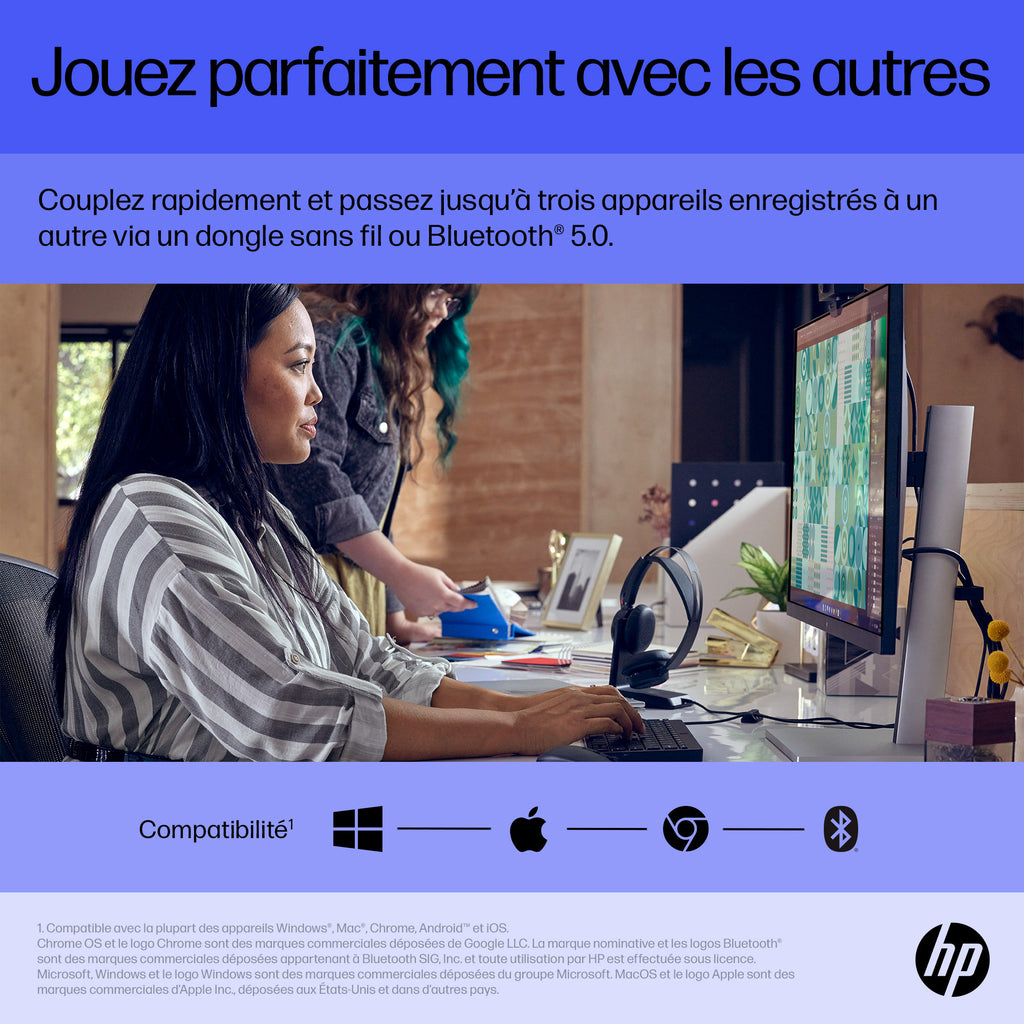 HP Souris Multi-périphériques Rechargeable 715