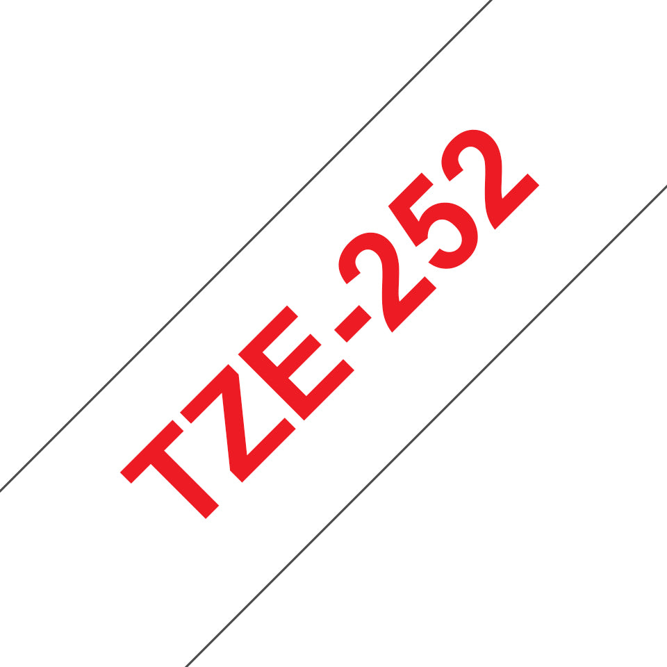 Brother TZe 252 Lamineret bånd (2,4 cm x 8 m) 1kassette(r)