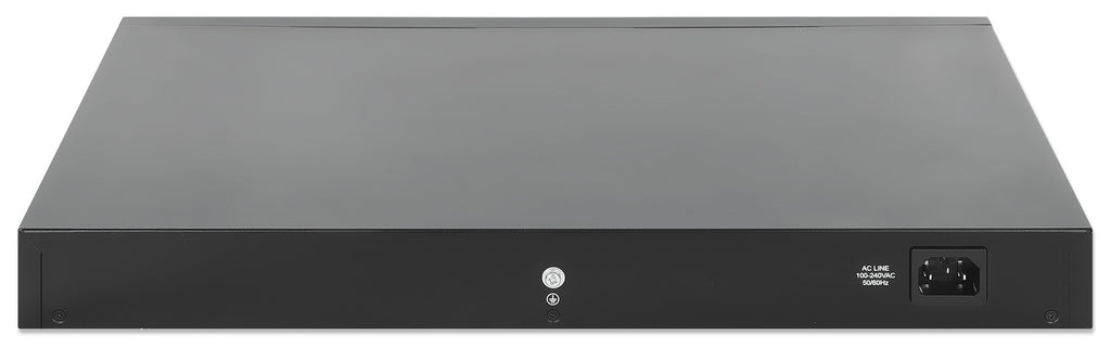 Intellinet Commutateur réseau (switch) PoE+ Gigabit 48 ports administrable L2+ avec 6 liaisons montantes SFP+ 10G, IEEE 802.3at/af, budget PoE 450 W, rack 19", garantie de 3 ans
