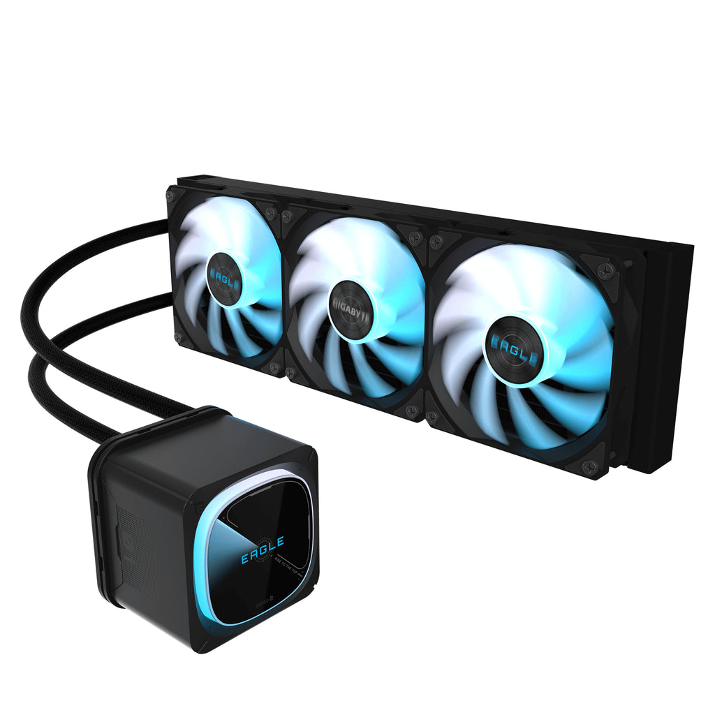 GIGABYTE EAGLE 360 Vandkøler Vandkøler 4-pack 4-pack Sort 120 mm 120 mm - vue 2