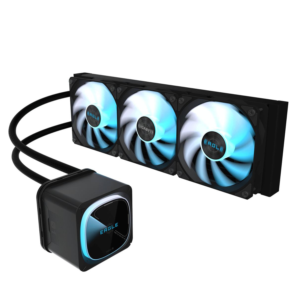 GIGABYTE EAGLE 360 Vandkøler Vandkøler 4-pack 4-pack Sort 120 mm 120 mm - vue 2